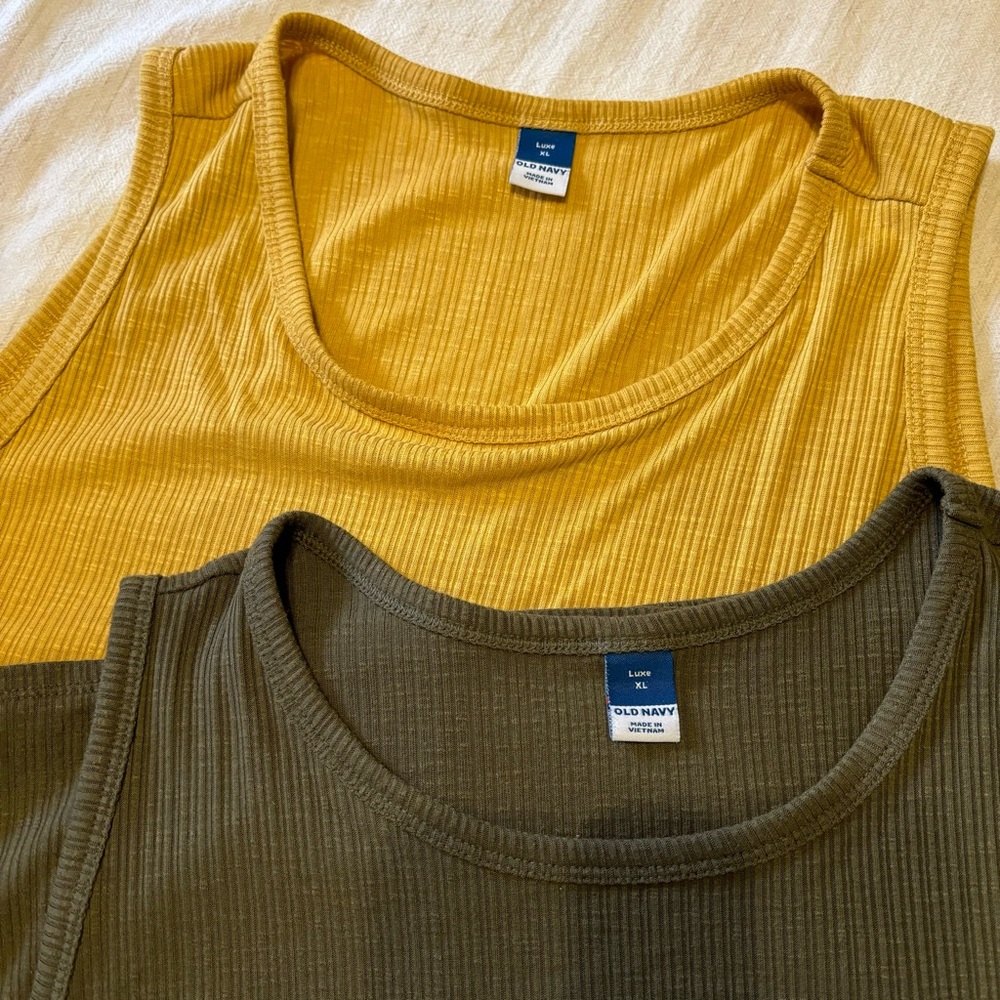 Old Navy Luxe Tanks (2) - Picture 2 of 2